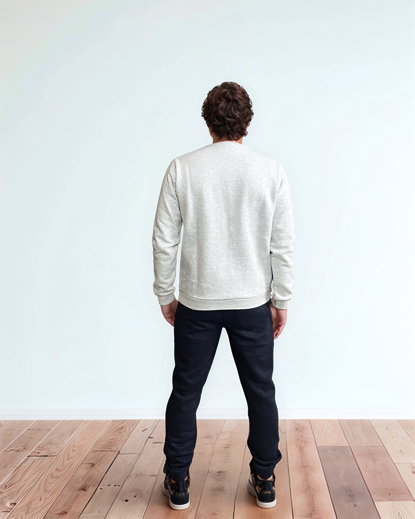 Greymelange Crewneck Sweatshirt.