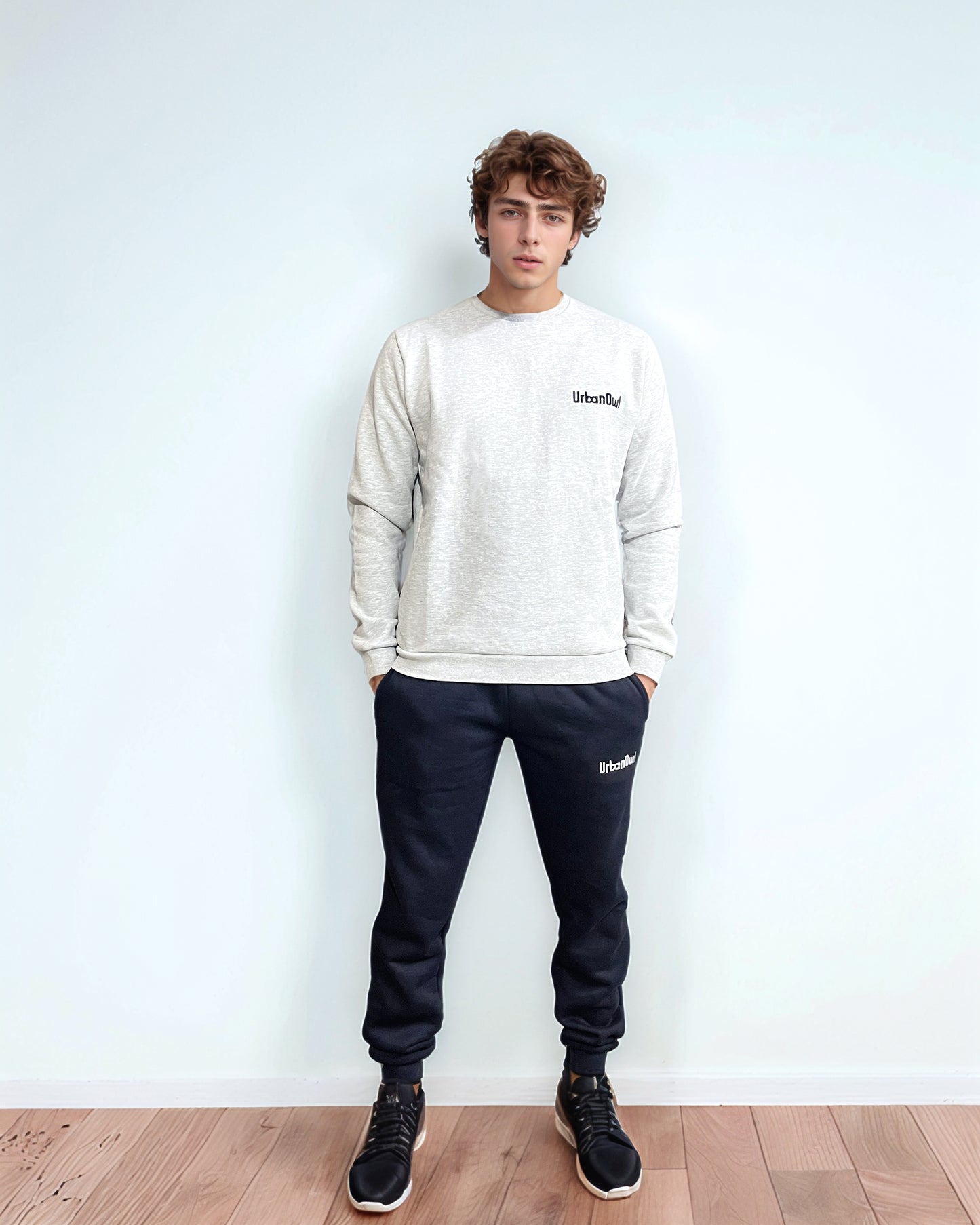 Greymelange Crewneck Sweatshirt.