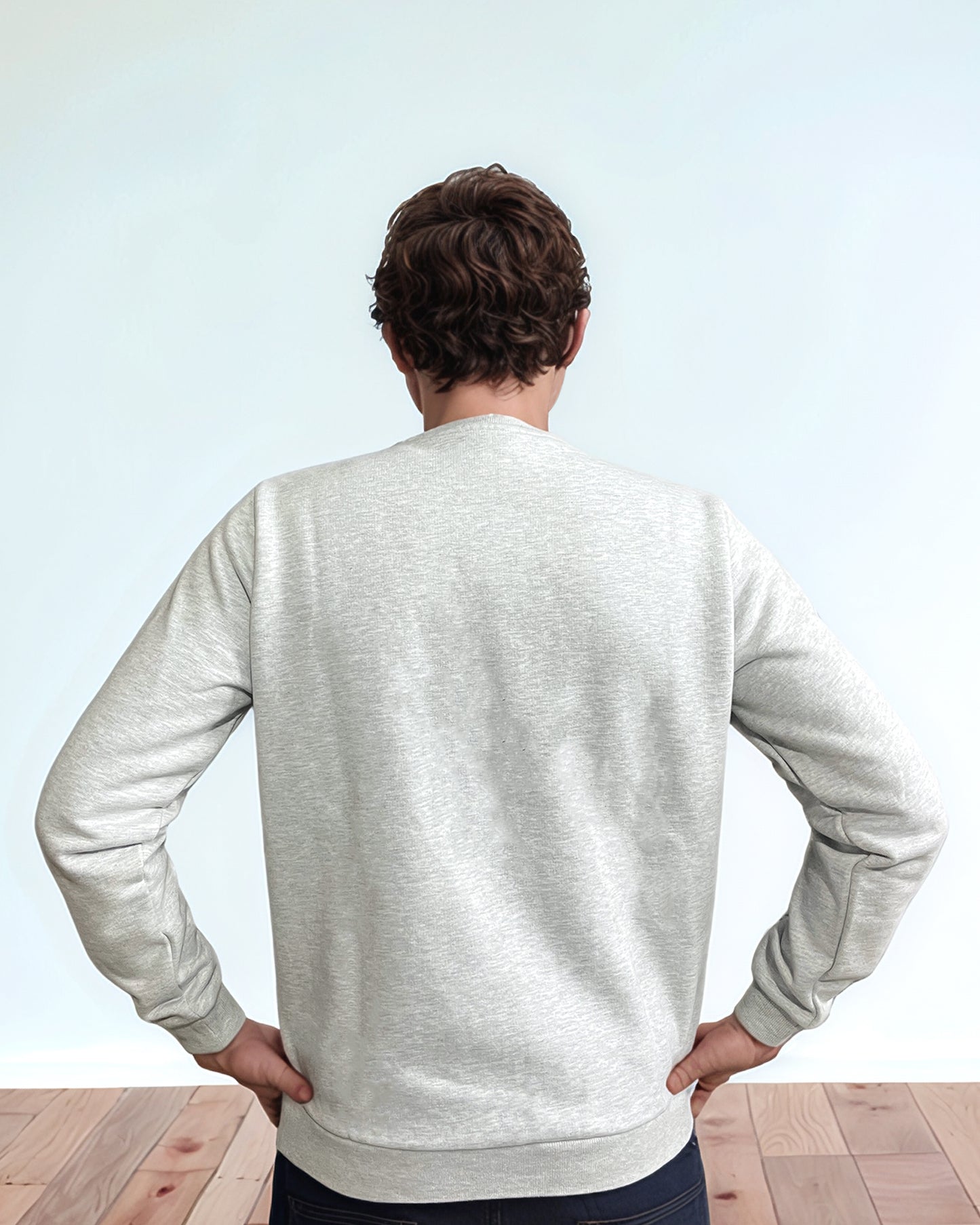 Greymelange Crewneck Sweatshirt.