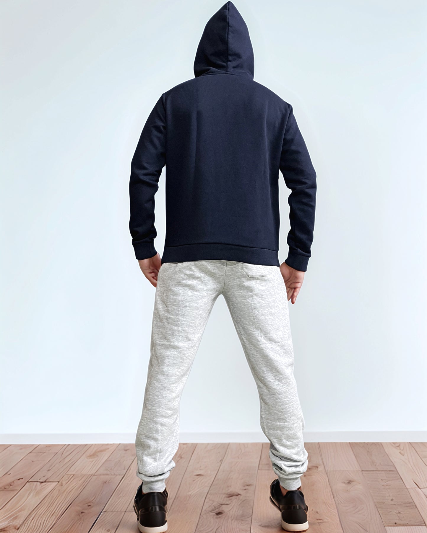 Midnight Blue Pullover Hoodie for Men