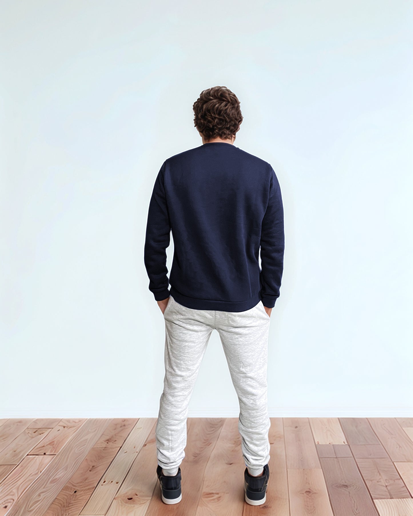 Midnight Blue Crewneck Sweatshirt.