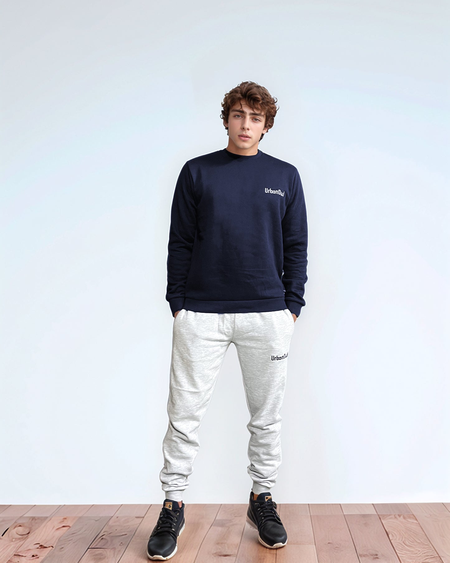 Midnight Blue Crewneck Sweatshirt.