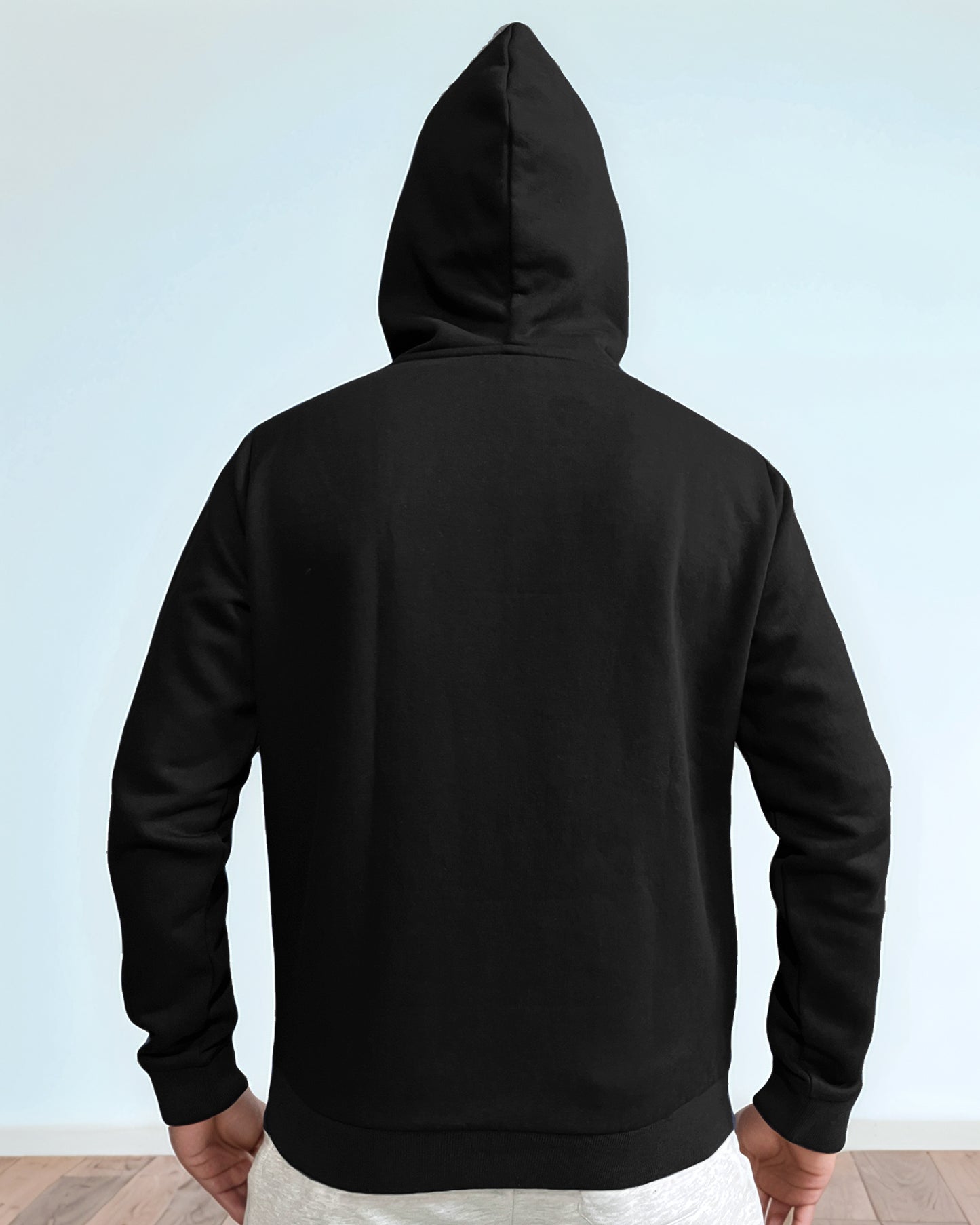 Black Pullover Hoodie for Men