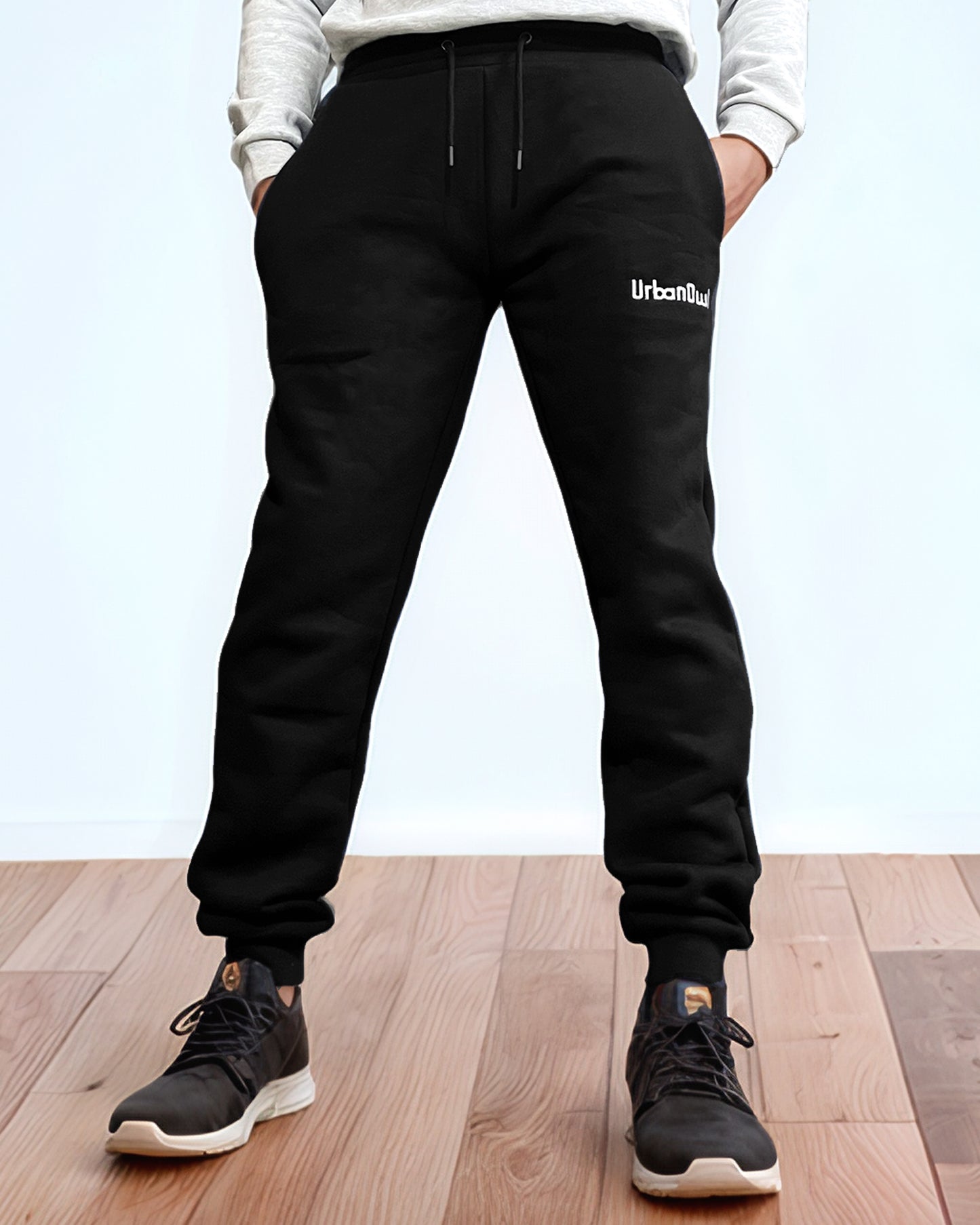 Men's Black Fleece Joggers