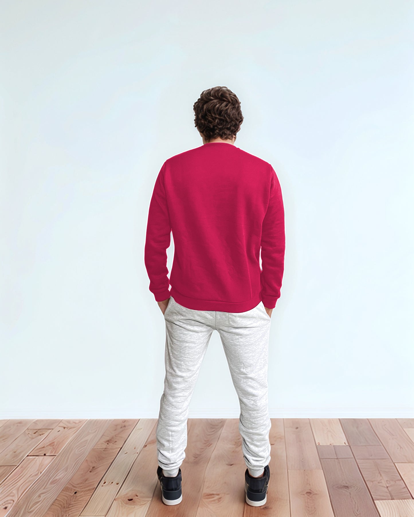 Red Crewneck Sweatshirt