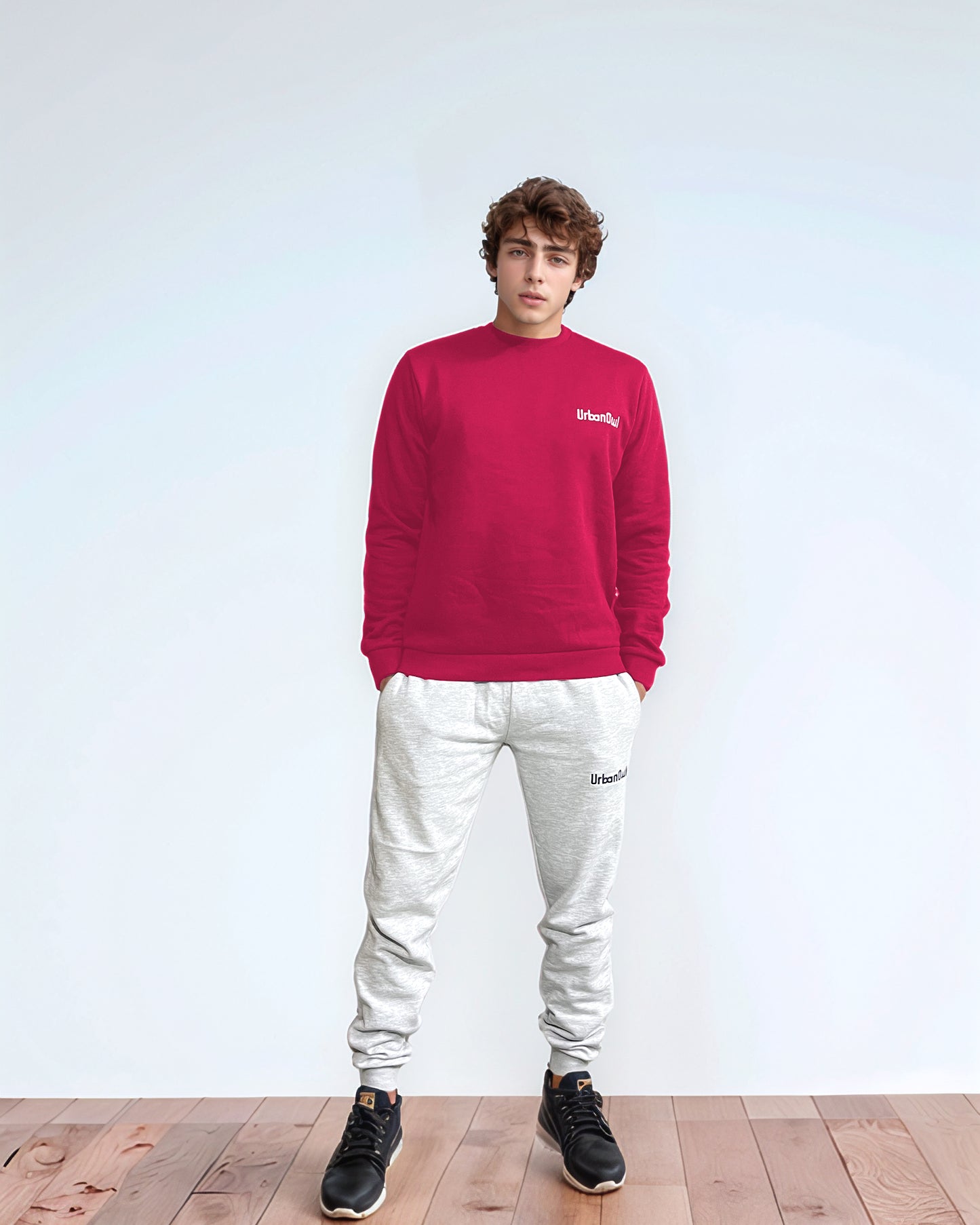 Red Crewneck Sweatshirt
