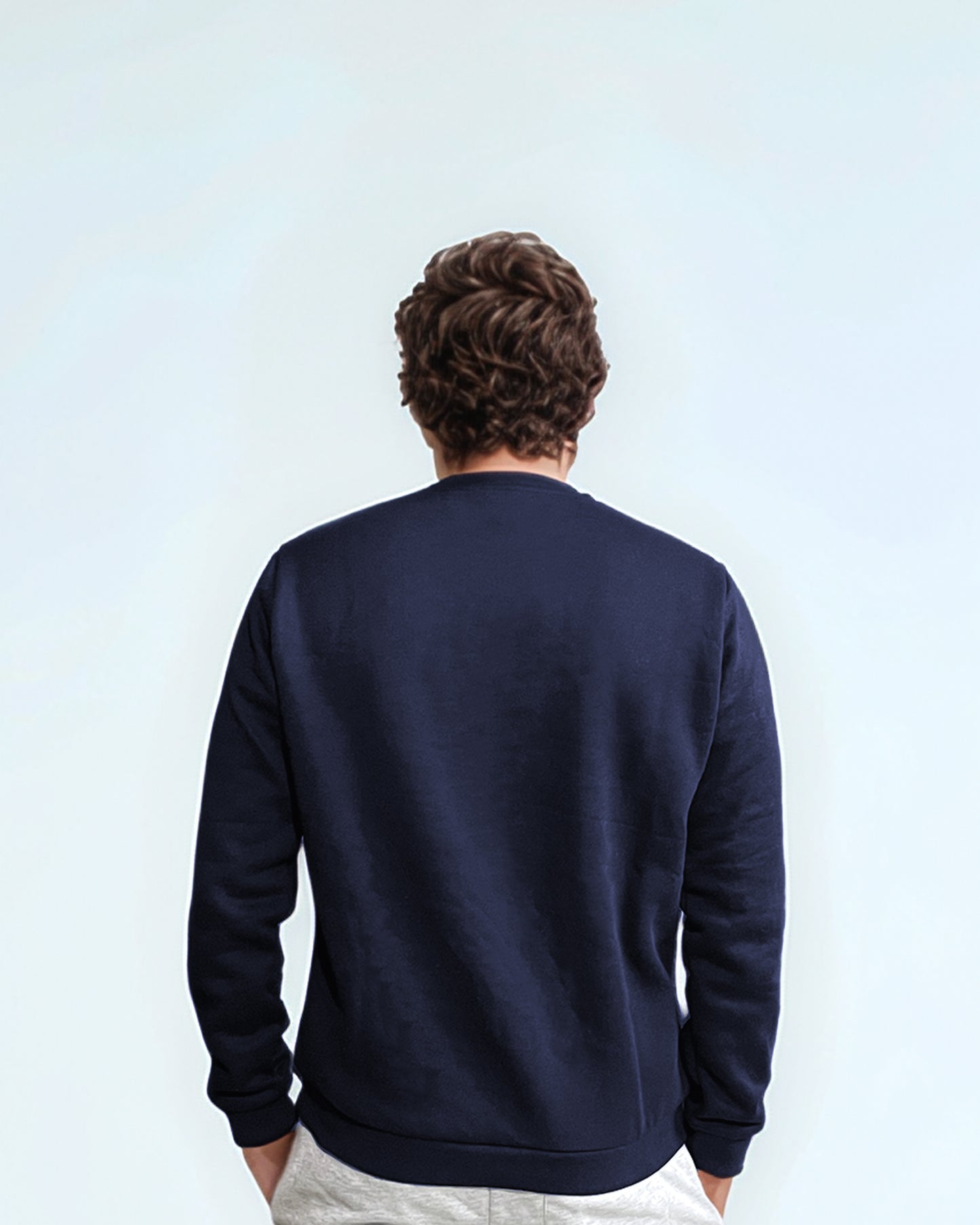 Midnight Blue Crewneck Sweatshirt.
