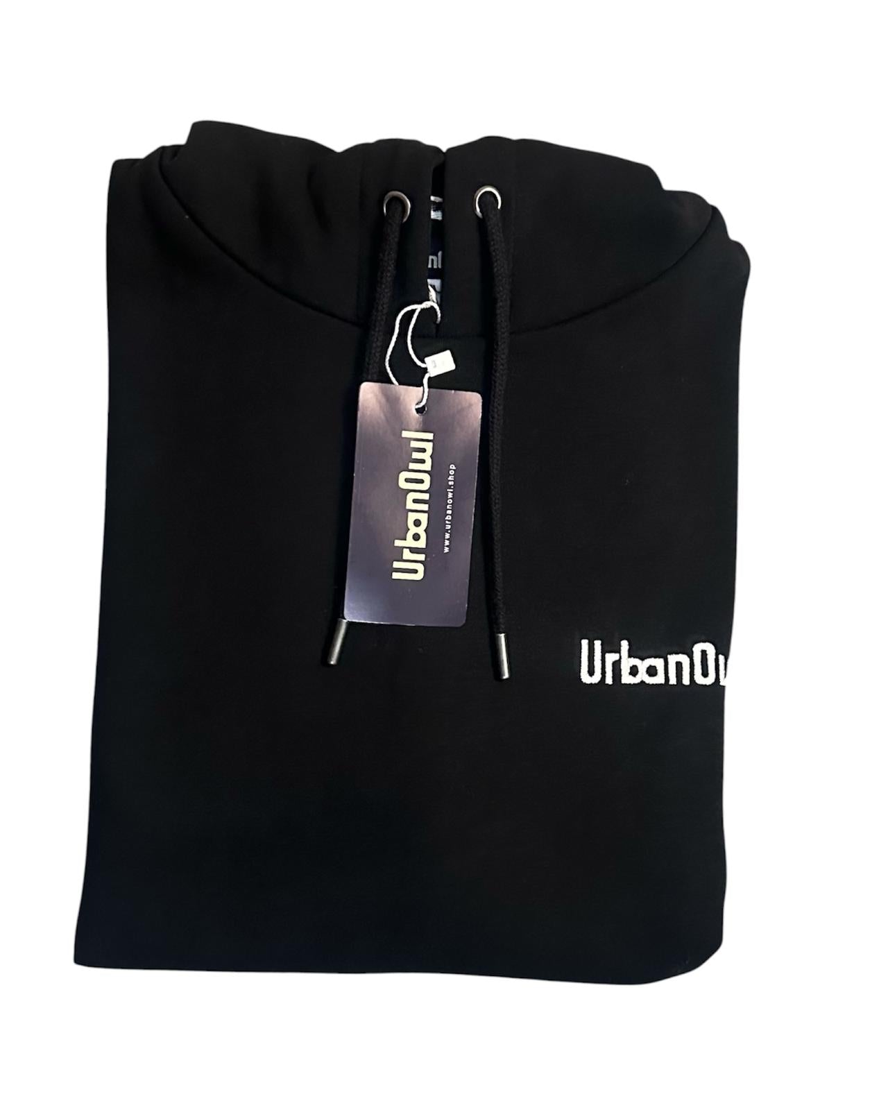 Black Pullover Hoodie for Men
