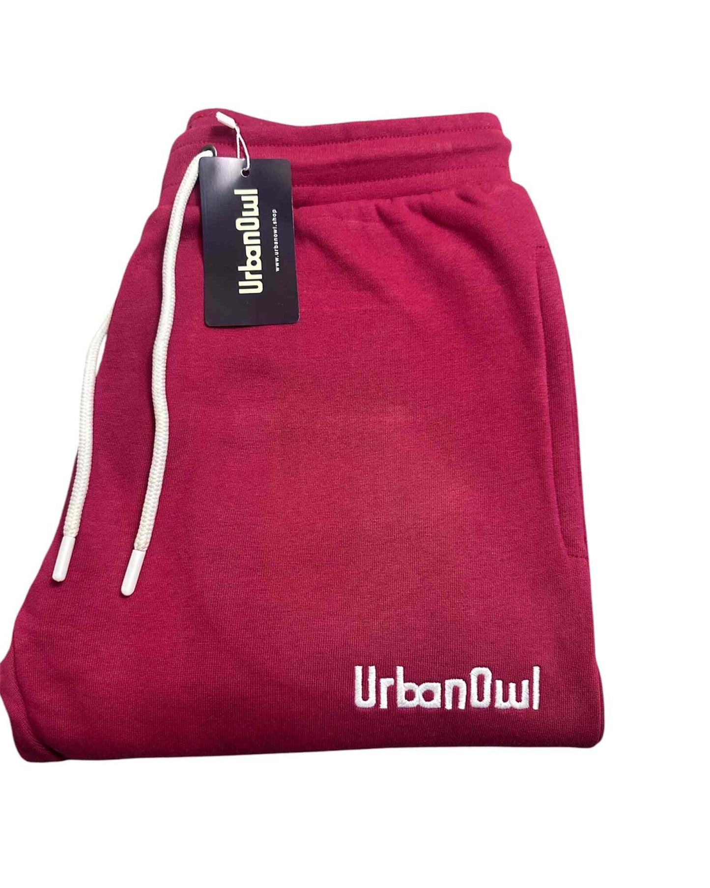 Red Crewneck and Jogger Set.