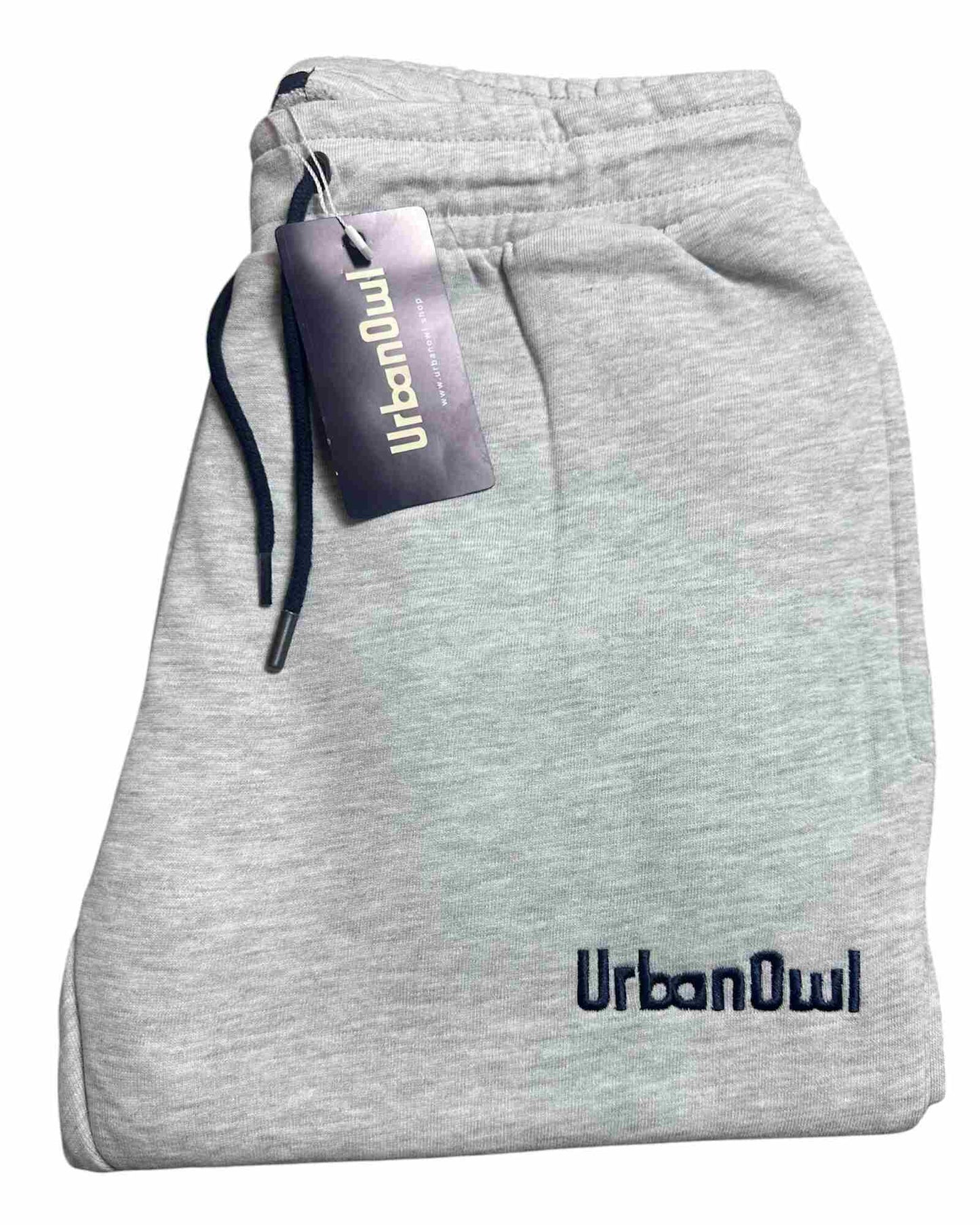Men's Grey melange Fleece Jogger.