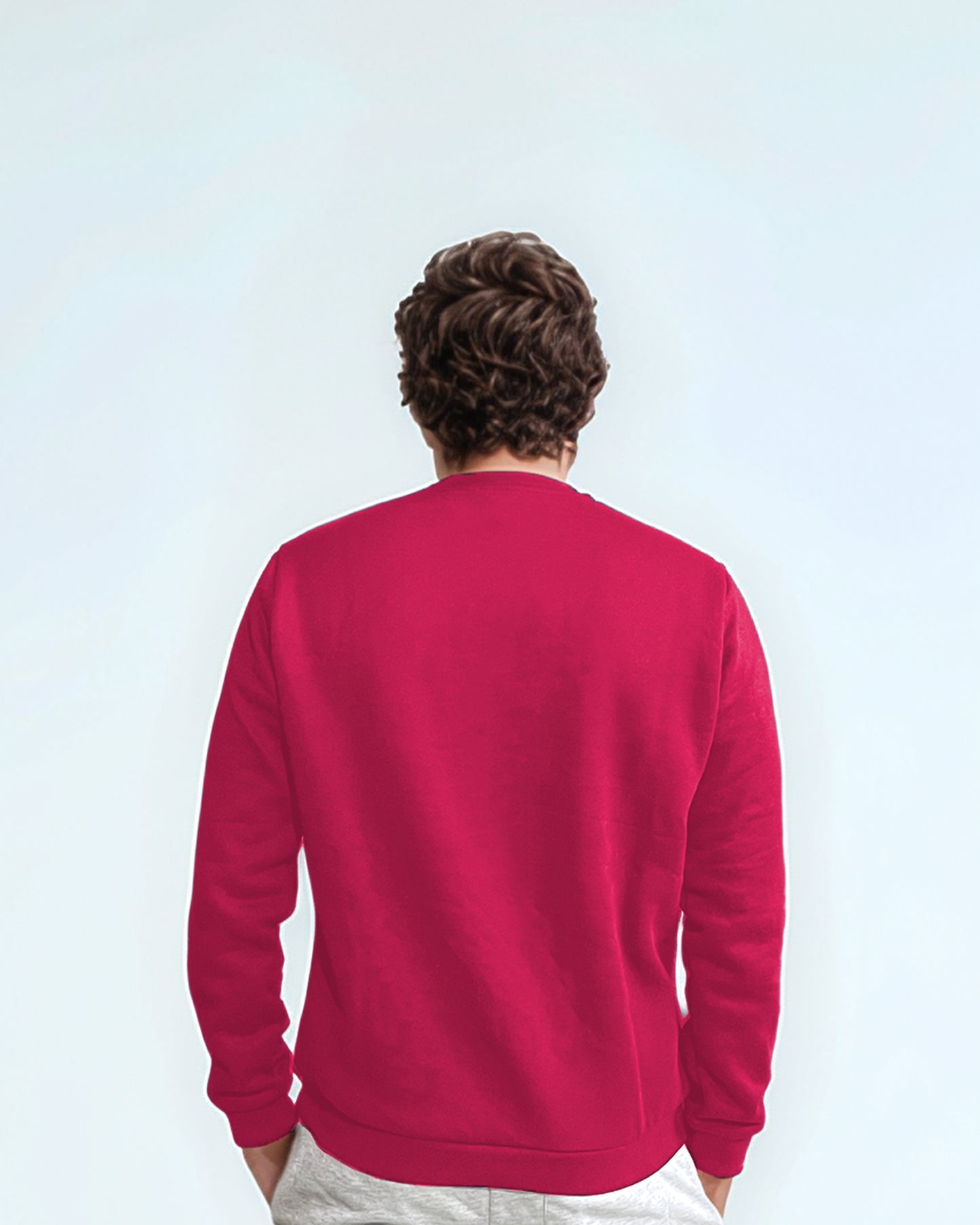 Red Crewneck Sweatshirt