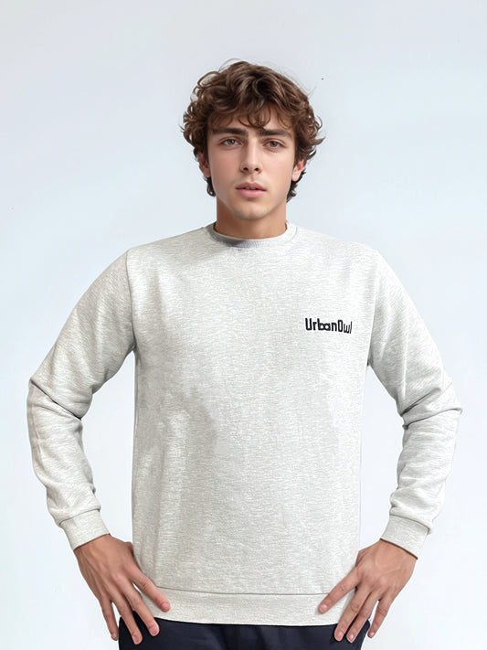 Greymelange Crewneck Sweatshirt.