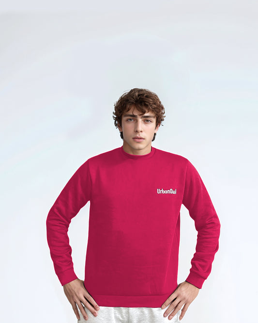 Red Crewneck Sweatshirt